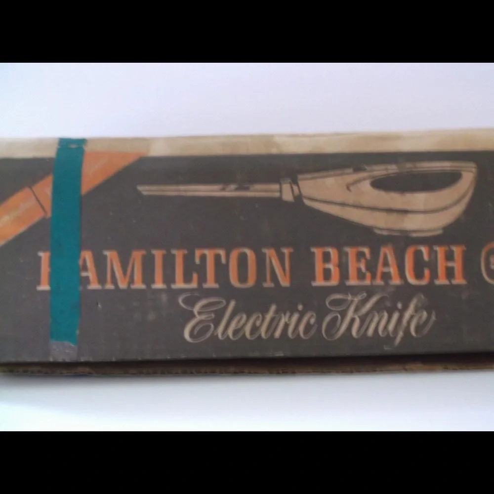 ORIGINAL Hamilton Beach Electric Knife 1967